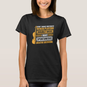 Camiseta Doble asistencia No cometer errores al jugar Do
