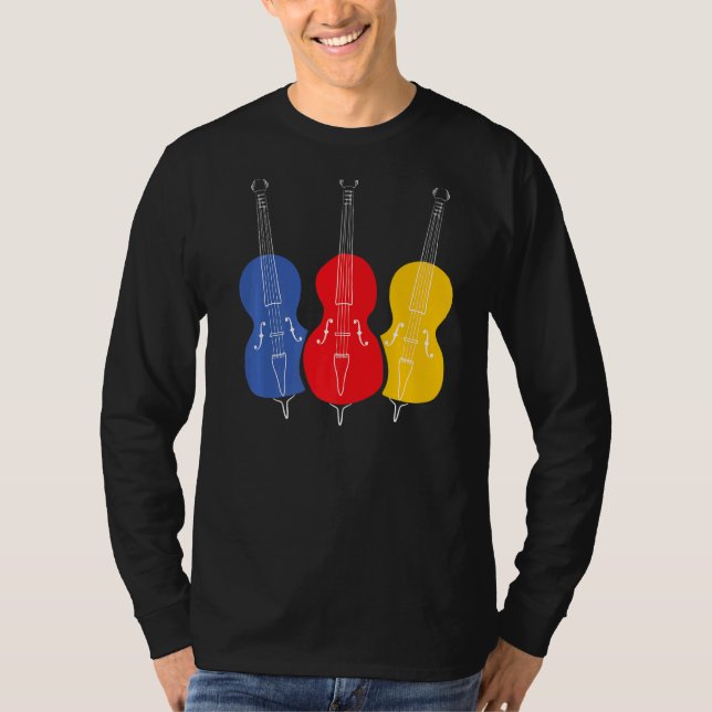 Camiseta Doble Bass Retro Urecer Bass String Premium (Anverso)