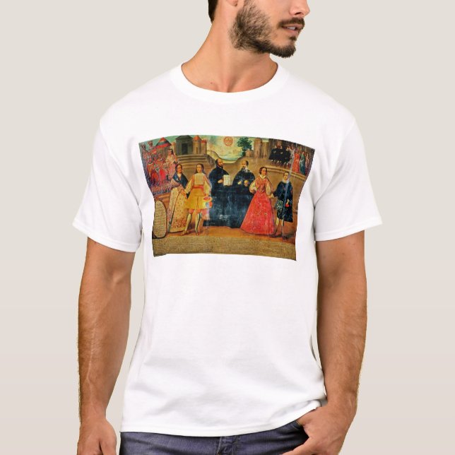 Camiseta Doble boda entre dos mujeres incas (Anverso)