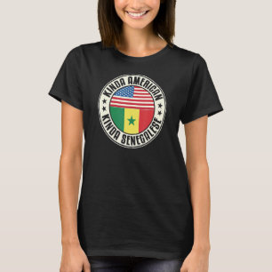 Camiseta Doble Ciudadanía Senegalesa Estadounidense Senegal