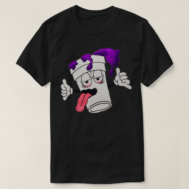 Camiseta Doble copa de salida inclinada (Diseño del anverso)