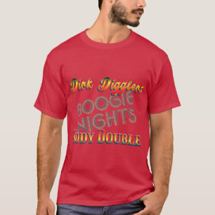 Camiseta Doble de cuerpo de Dirk Diggler Boogie Nights novi