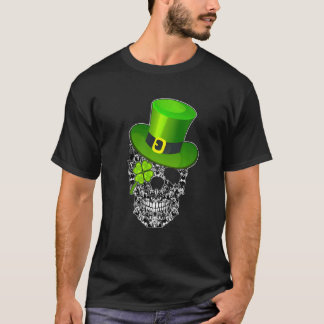 Camiseta Doble de Doberman Divertido Día de San Patricio