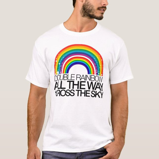 Camiseta doble del arco iris (Anverso)