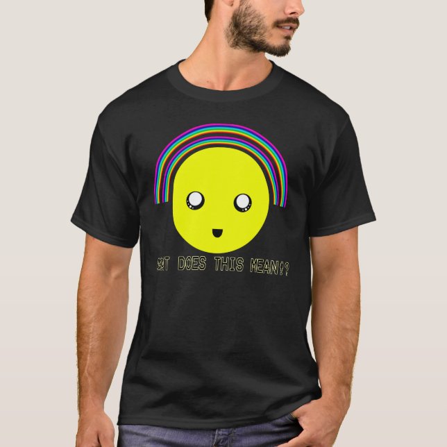 Camiseta doble del arco iris (Anverso)