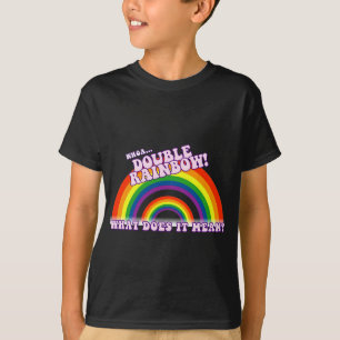 Camiseta doble del arco iris