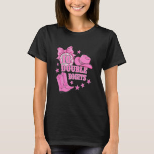 Camiseta Doble Dígitos Cumpleaños Niña de 10 Años Vaquera 1
