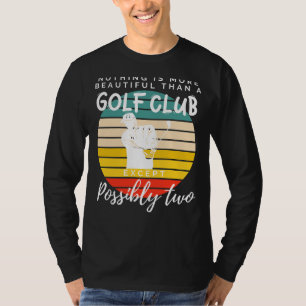 Camiseta Doble elegancia de Swing: Tee de humor del club de
