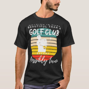 Camiseta Doble elegancia de Swing: Tee de humor del club de