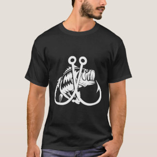Camiseta Doble gancho Buzón de Pesca de la vida de los tamb