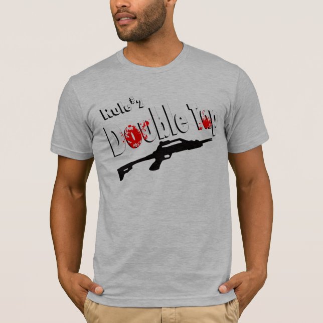 Camiseta Doble golpe zombi (Anverso)