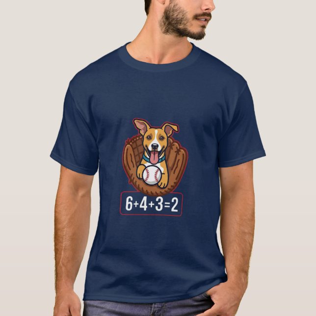 Camiseta doble jugada de perro (Anverso)