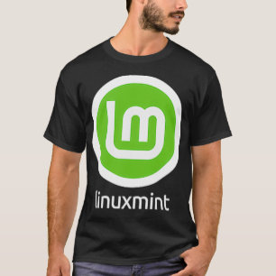 Camiseta DOBLE LADO Linux Mint Cómodo Computable Familiar