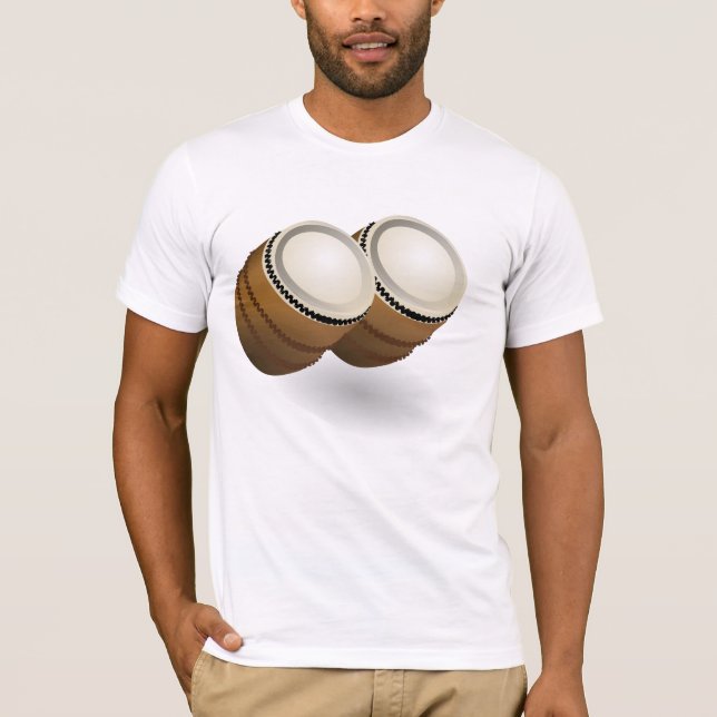 Camiseta doble para hombres (Anverso)