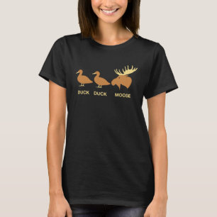 Camiseta Doble Pato Y Moose La Moose Es Mascotas Sueltos