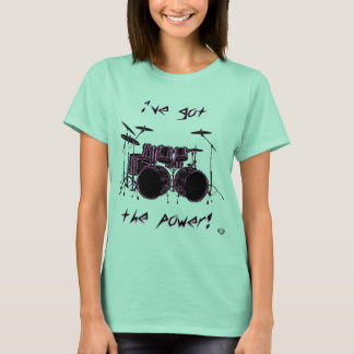 Camiseta ¡Doble Poder De Bass Drum!