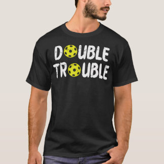 Camiseta Doble problema de pickleball Combinación de hombre