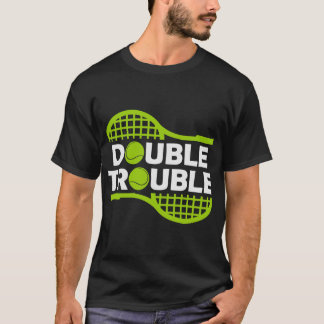 Camiseta Doble problema-divertida-tenis