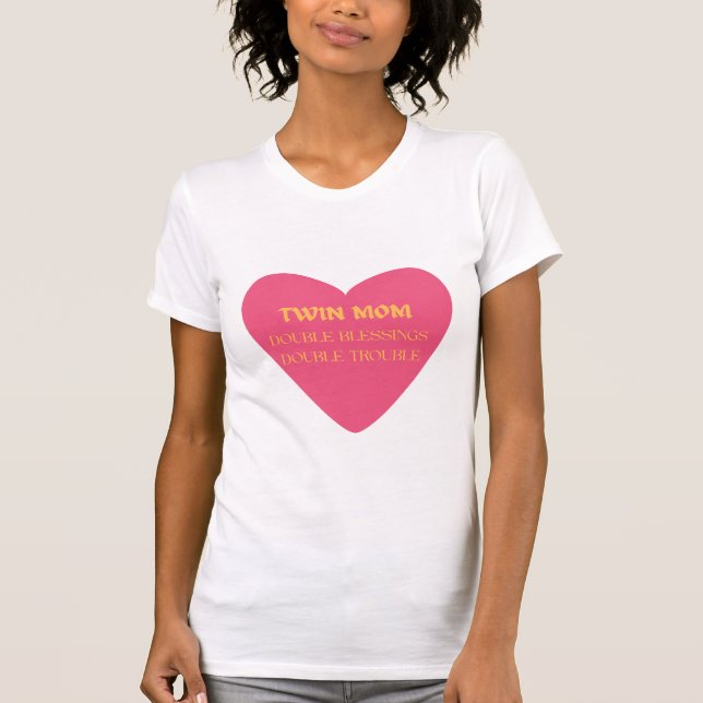 Camiseta Doble regalo del Día del Amor de la Madre para la  (Anverso)
