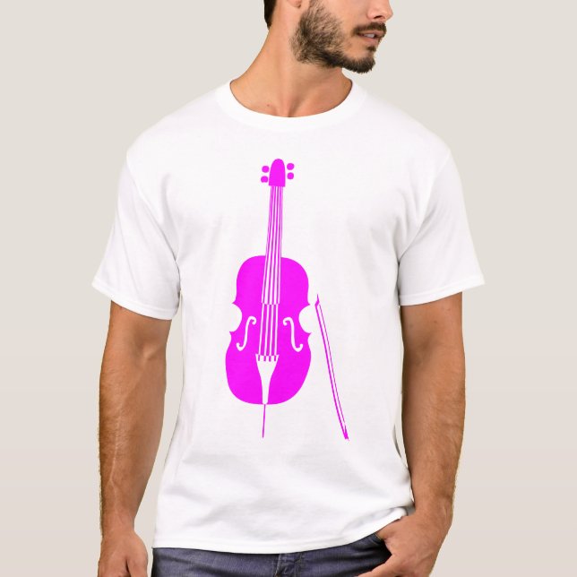 Camiseta Doble trasero - Magenta (Anverso)