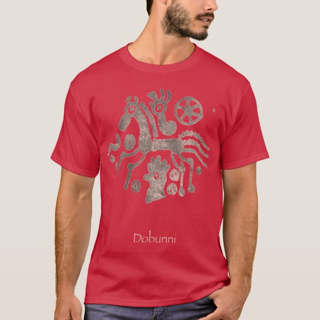 Camiseta Dobunni Iron Age Tribal Emblem Horse Eagle Rooster (Anverso)