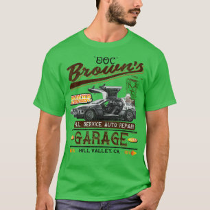 Camiseta Doc Browns Auto Repare Shop Worn Lts