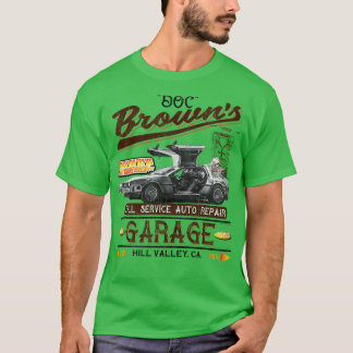 Camiseta Doc Browns Auto Repare Shop Worn Lts