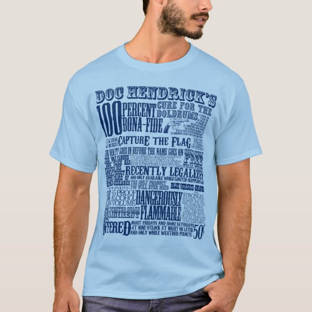 Camiseta Doc. Hendrick (azul) (Anverso)