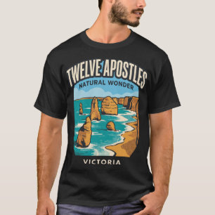 Camiseta Doce Apóstoles Victoria Australia Viaje Antiguo