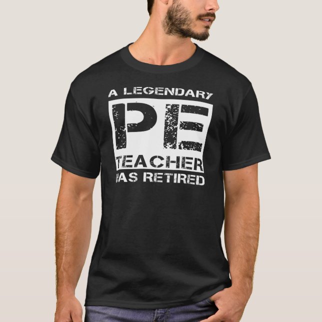 Camiseta Docente jubilado jubilado de PE (Anverso)