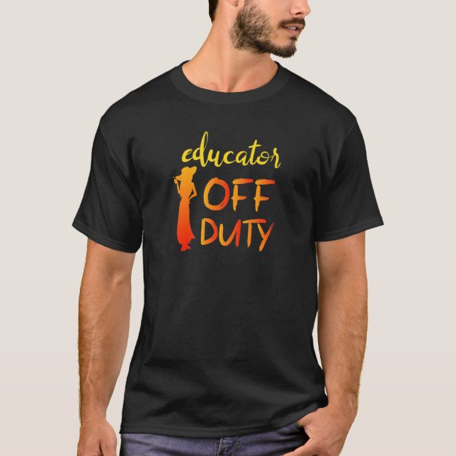Camiseta Docentes mujeres Gorras educadoras beben del deber (Anverso)