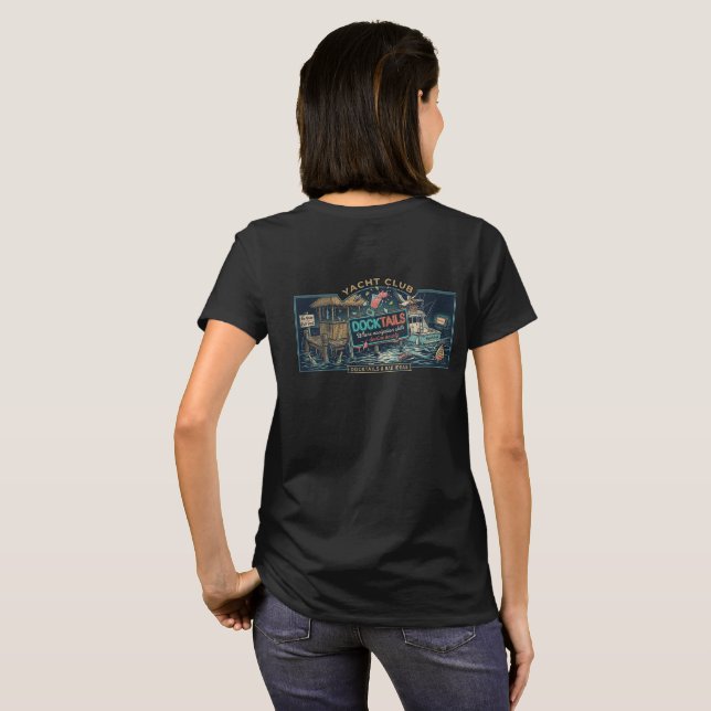 Camiseta Docktails y malas ideas (Reverso completo)