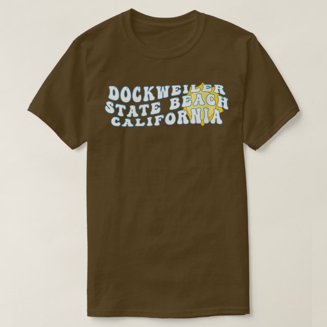 Camiseta Dockweiler State Beach California CA Retro (Diseño del anverso)