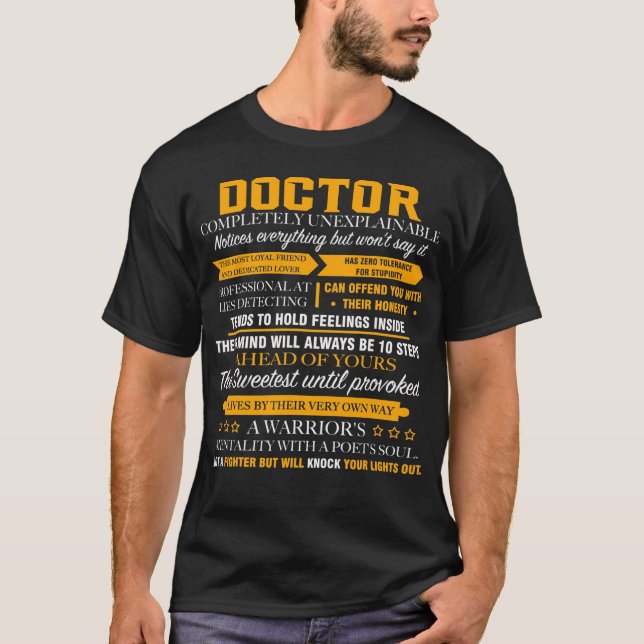 Camiseta DOCTOR completamente inexplicable (Anverso)