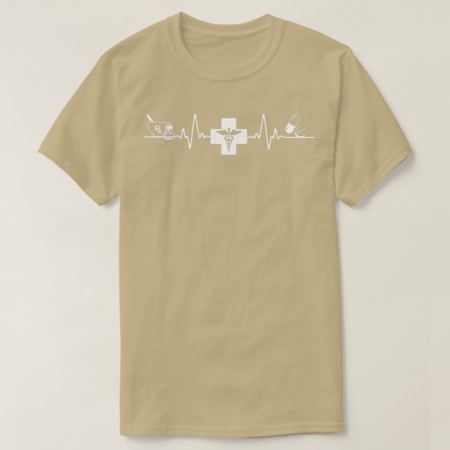 Camiseta Doctor Heartbeat Pharmacist Funny Gift Idea 1 (Diseño del anverso)