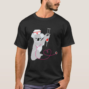 Camiseta Doctor Koala Eucalipto Oso Divertido Enfermera Aus