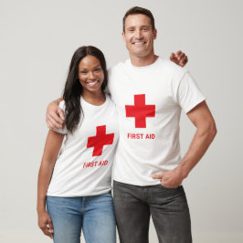 Camiseta Doctor MEDICINA & Primeros Auxilios, Cruz, Ambulan