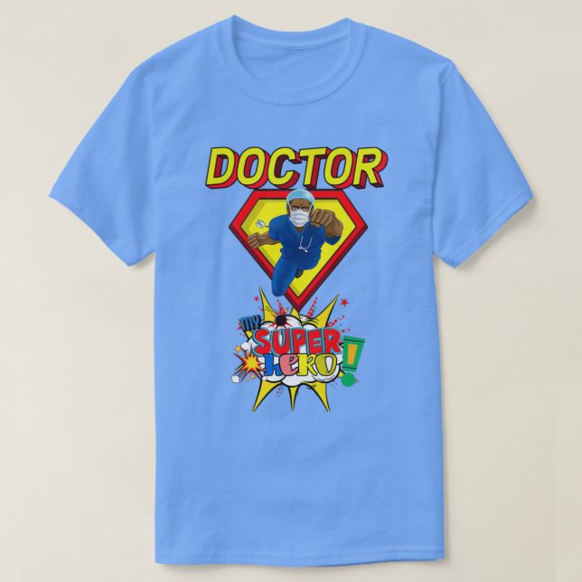 Camiseta Doctor My Super Hero (Diseño del anverso)