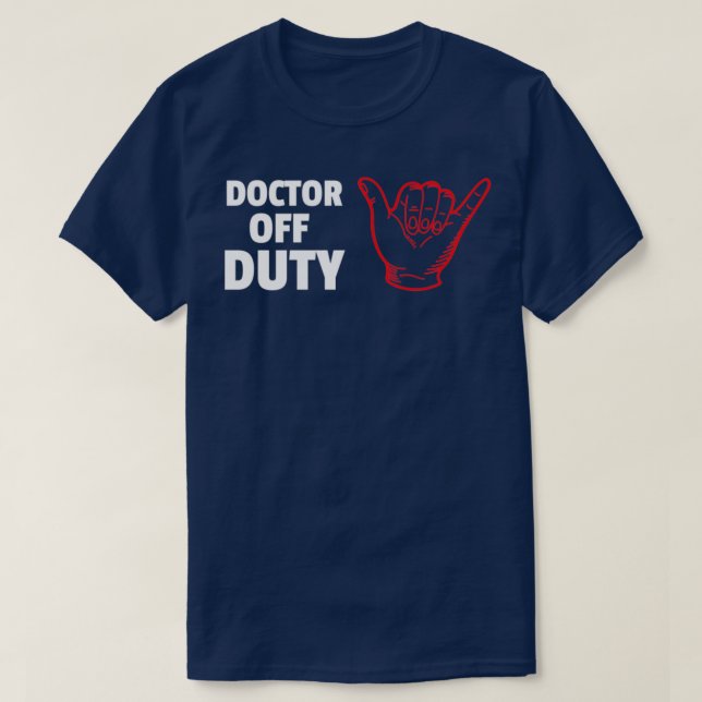 Camiseta Doctor off duty design 1 (Diseño del anverso)