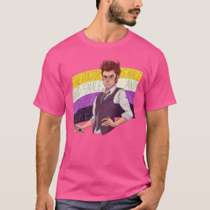 Camiseta Doctor Who divertido no binario decimocuarto Docto