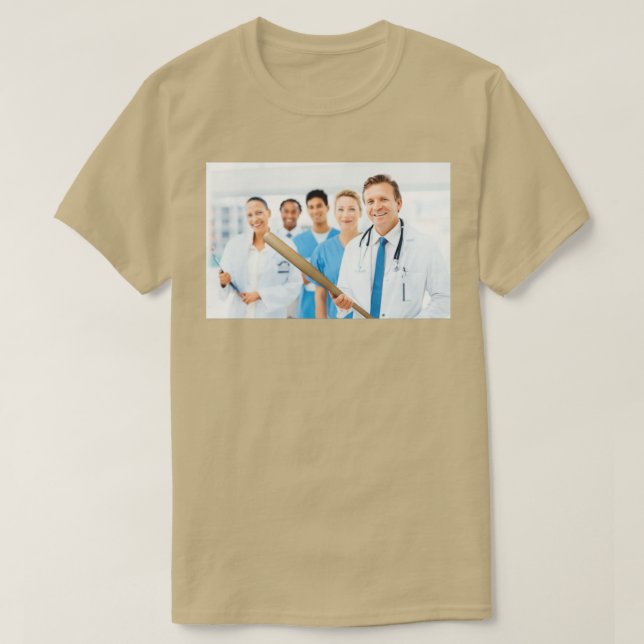 Camiseta Doctor with a baseball bat meme (Diseño del anverso)