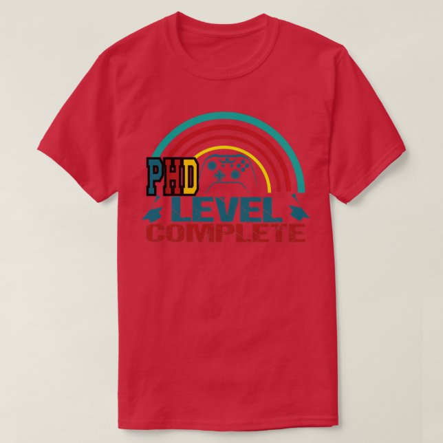 Camiseta Doctora de posgrado de doctorado de grado completo (Diseño del anverso)
