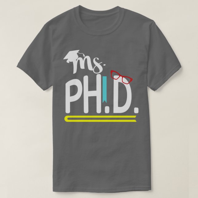 Camiseta Doctorado diciendo regalo1 (Diseño del anverso)