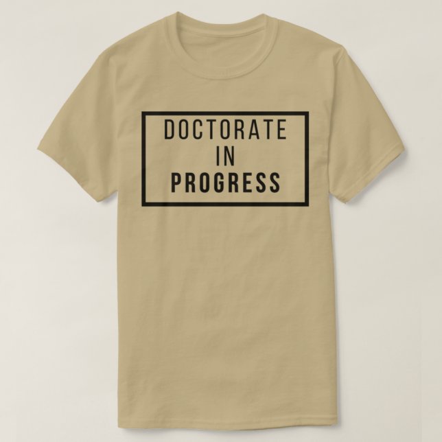 Camiseta Doctorado en curso 1 (Diseño del anverso)