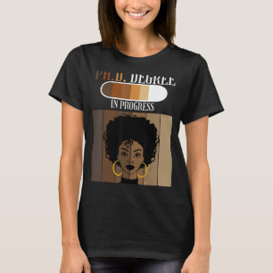 Camiseta Doctorado En Curso Estudiante Candidato De Doctora