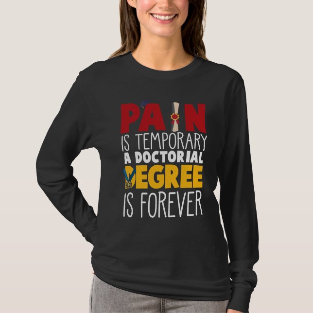 Camiseta Doctorado en Doctorado Médica Estudiantil Escuela  (Anverso)