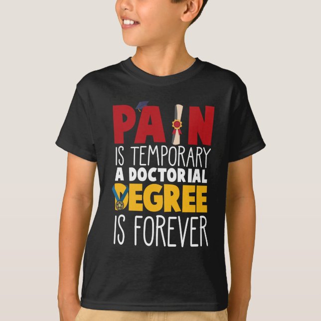 Camiseta Doctorado en Doctorado Médica Estudiantil Escuela  (Anverso)