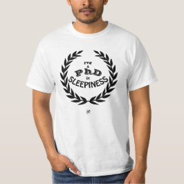 Camiseta Doctorado en Somnolencia Humor Académico Divertido
