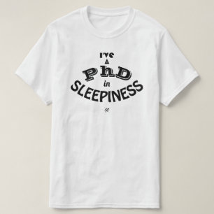 Camiseta Doctorado en Somnolencia Humor Académico Divertido