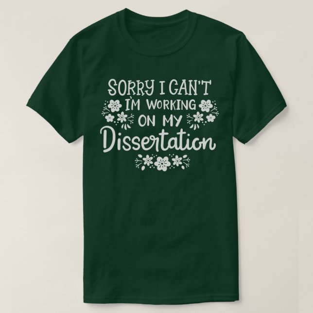 Camiseta Doctorado en tesis de doctorado Graduati (Diseño del anverso)
